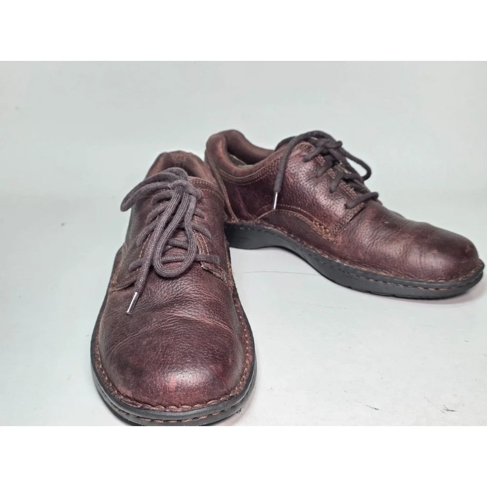 Columbia Pine Hollow Men's‎ Oxford Casual Shoes Size 9.5 Brown Leather Memory